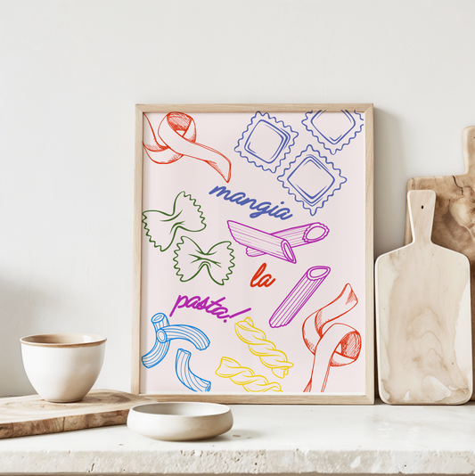 Mangia La Pasta Print