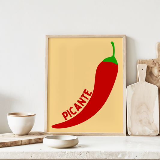 Red Chili Picante Poster Print
