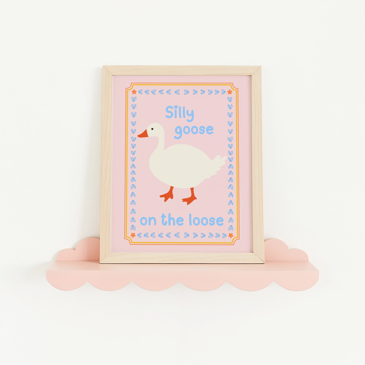 Silly Goose On the Loose Poster Print