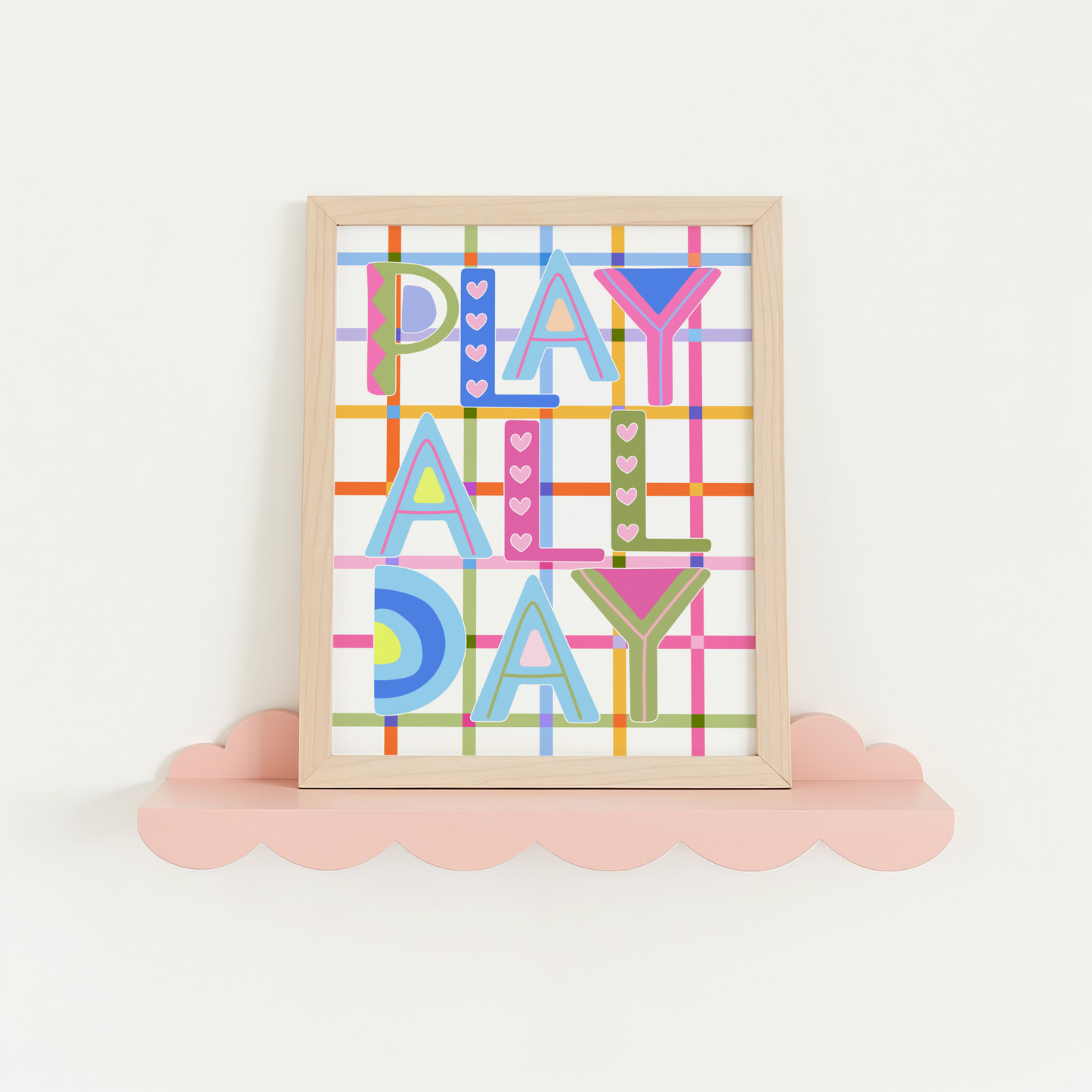Play All Day Poster Print
