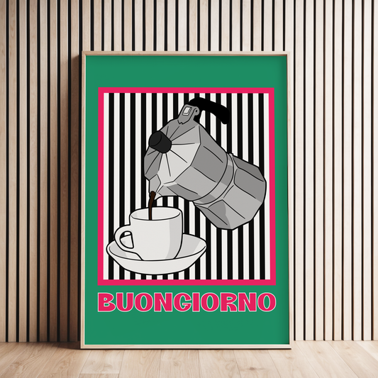 Buongiorno Espresso Poster Print