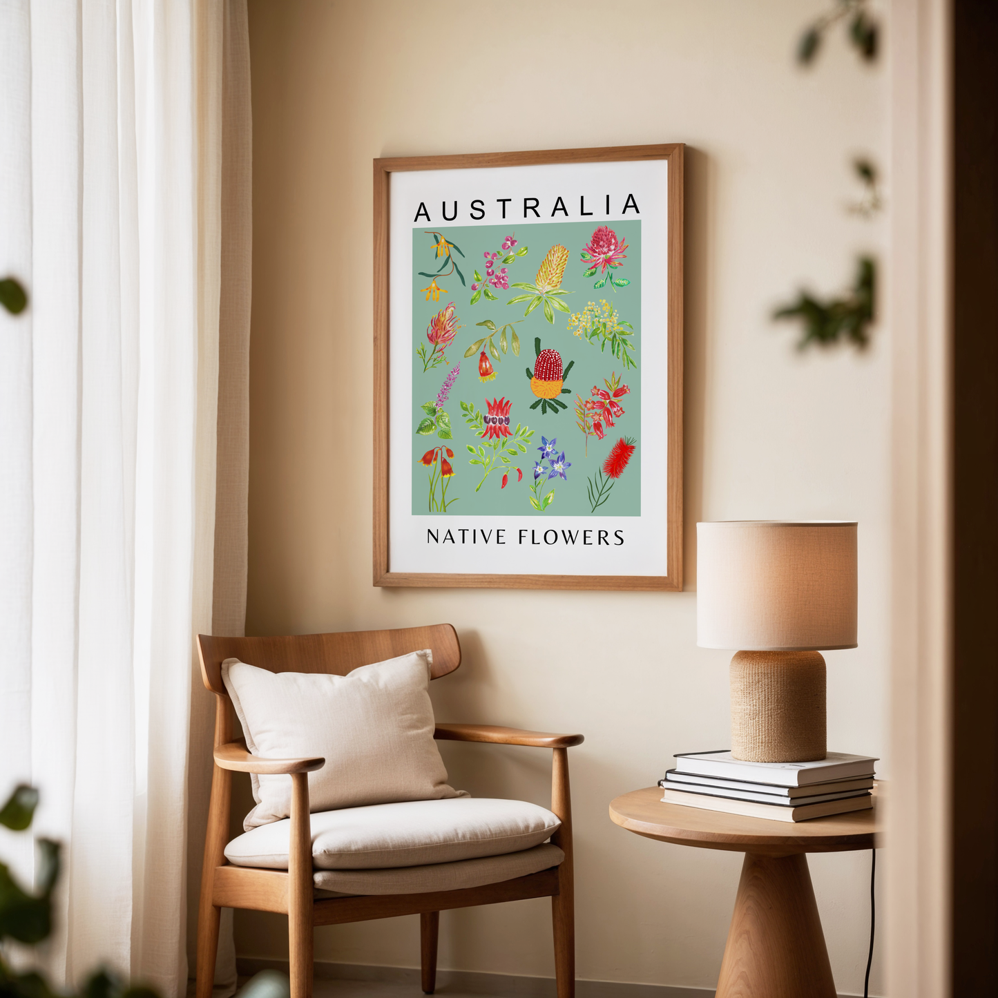Australian Native Flowers Print