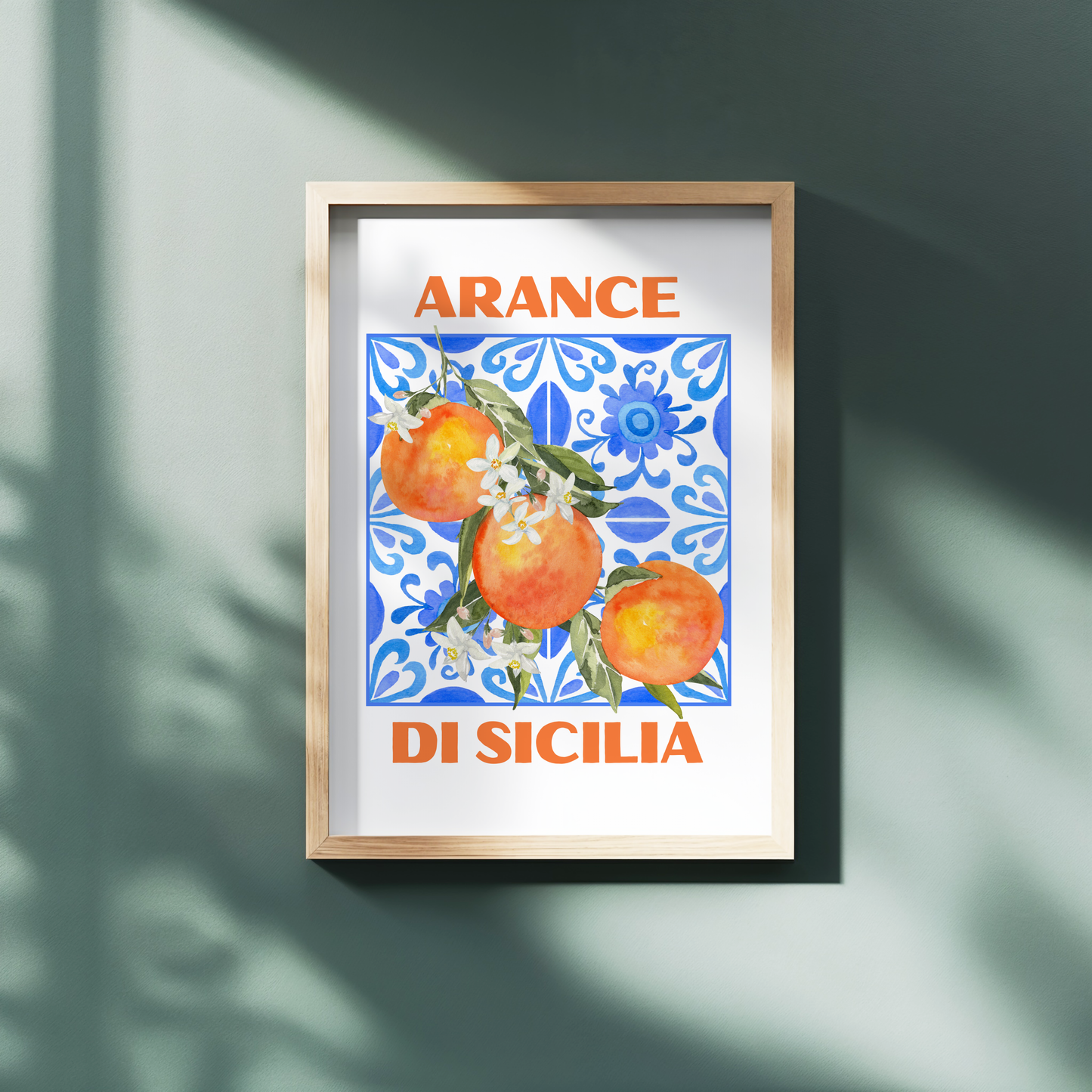 Arance Di Sicilia Poster Print