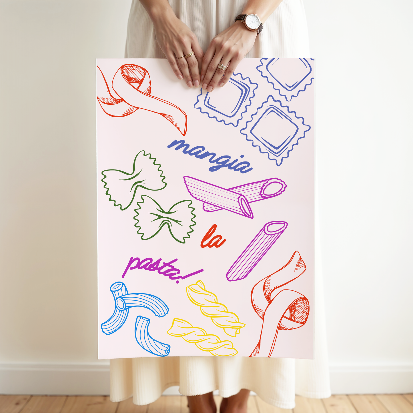 Mangia La Pasta Print