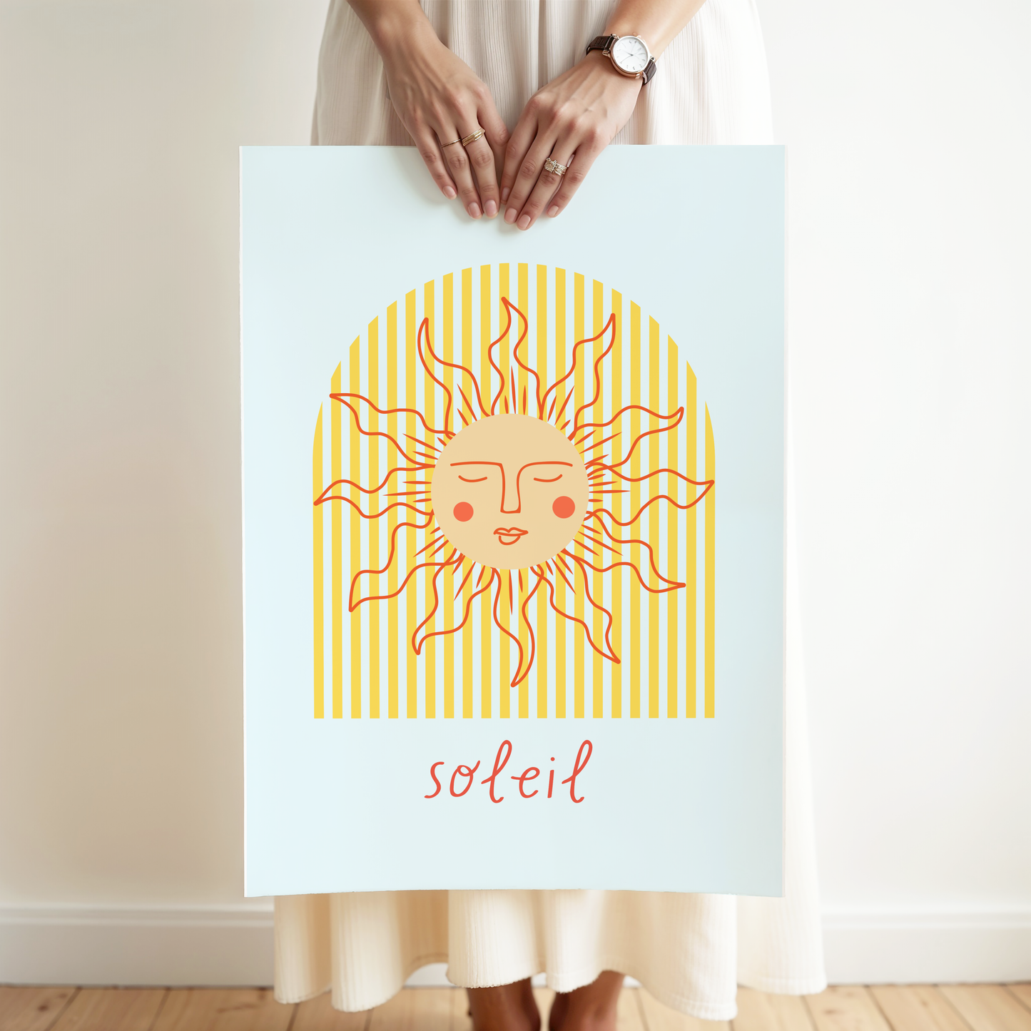 Soleil Sun Print (Blue and Yellow)