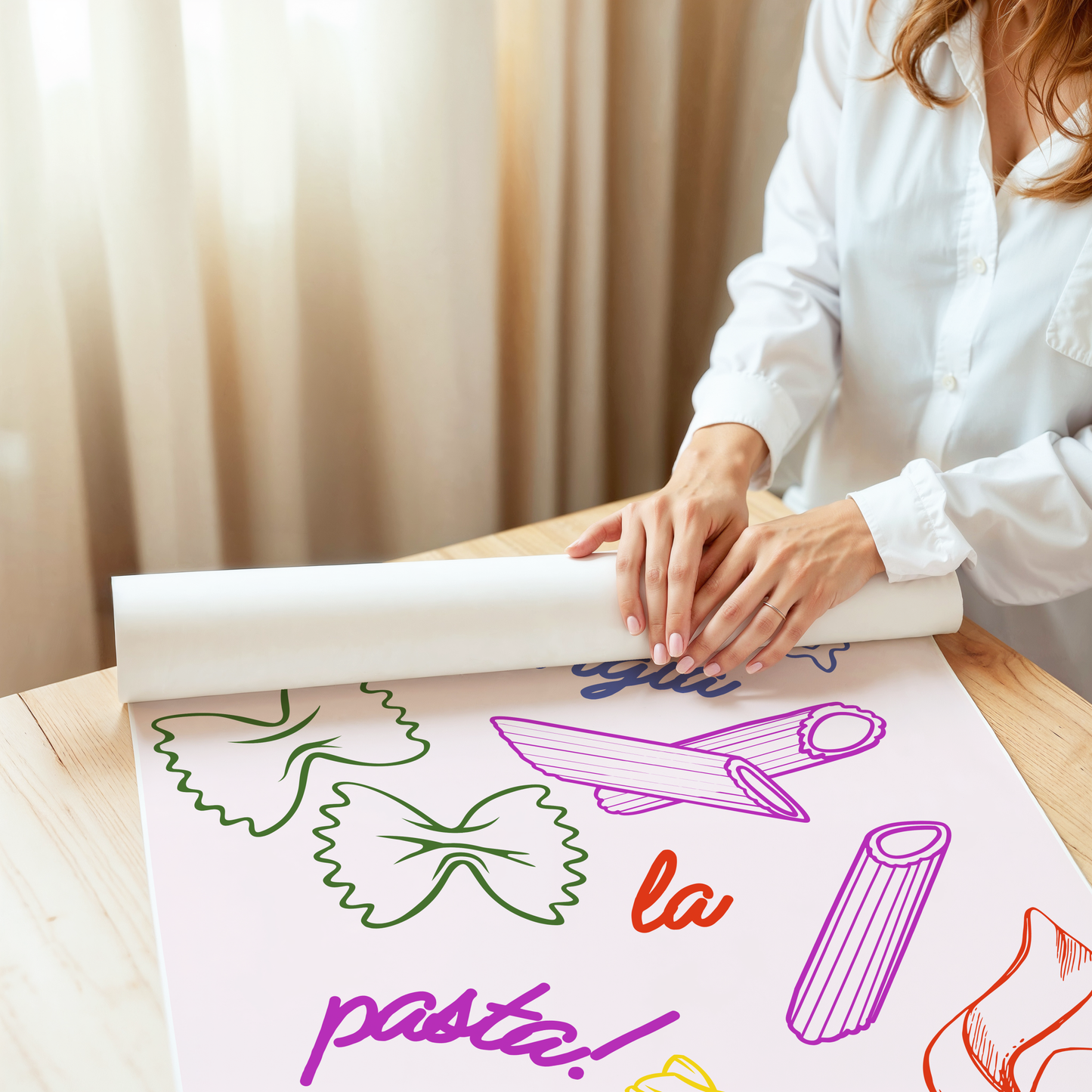 Mangia La Pasta Print