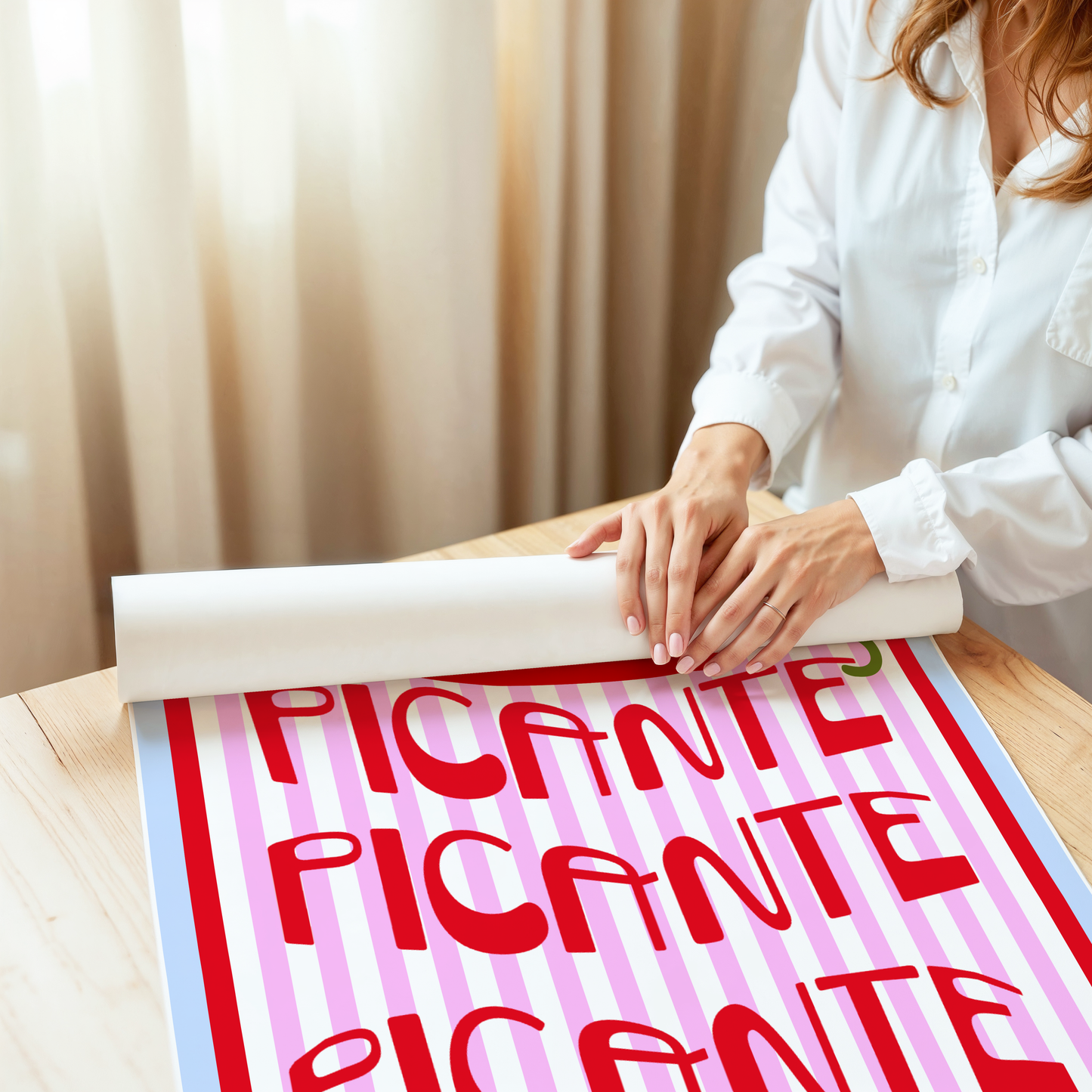 Picante Red Hot Chili Poster Print