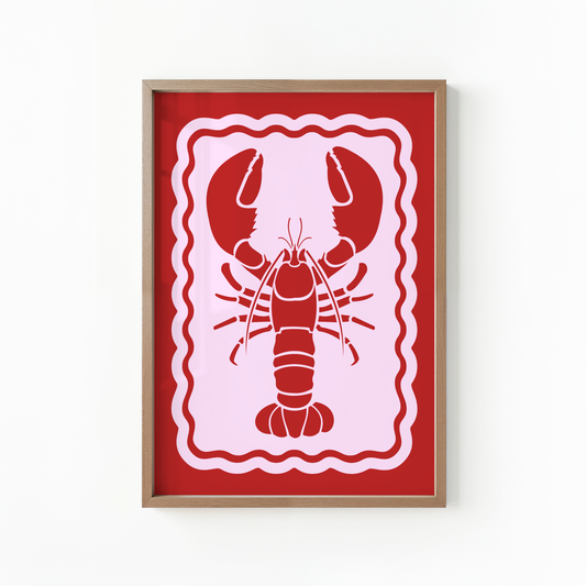 Red Lobster Poster Print