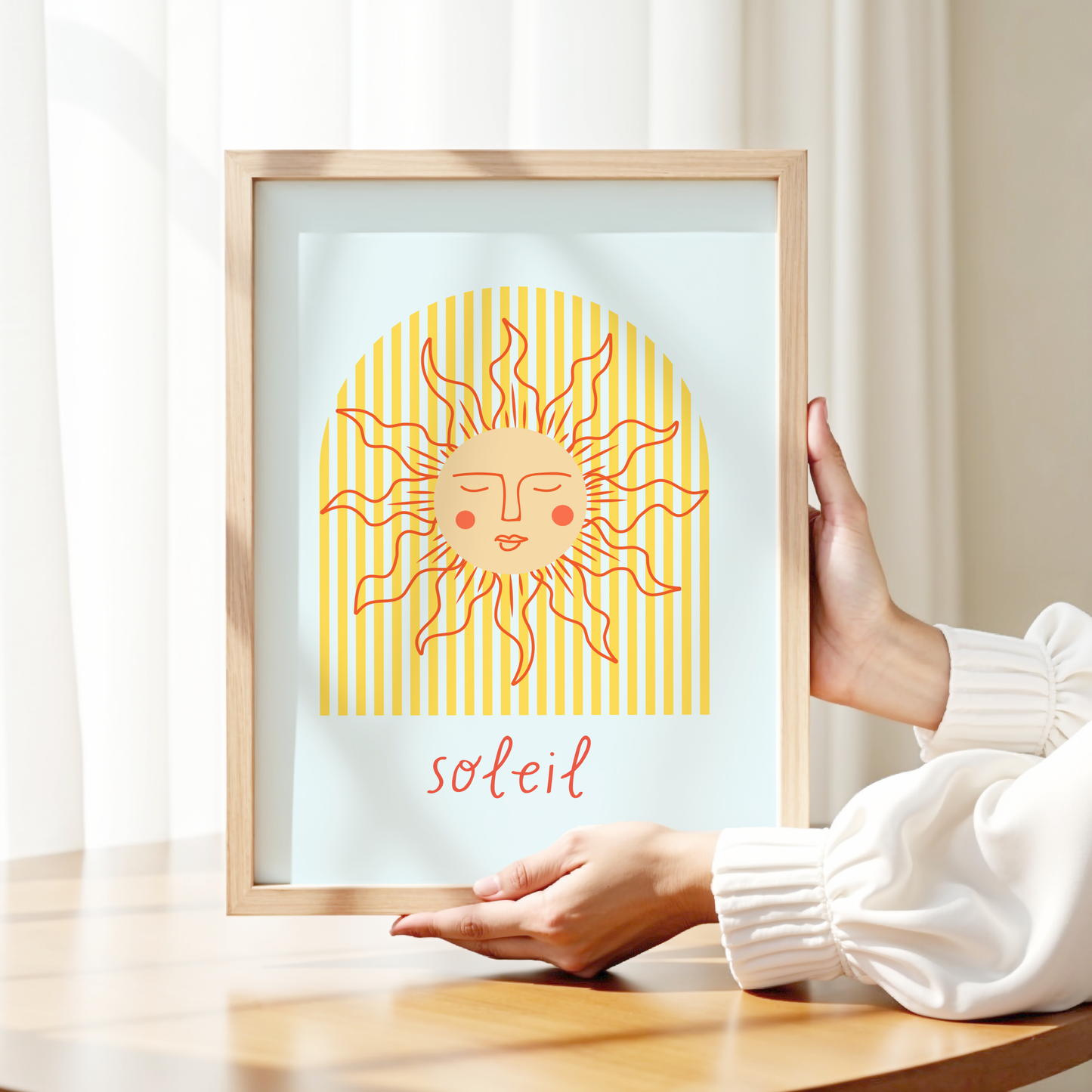 Soleil Sun Print (Blue and Yellow)