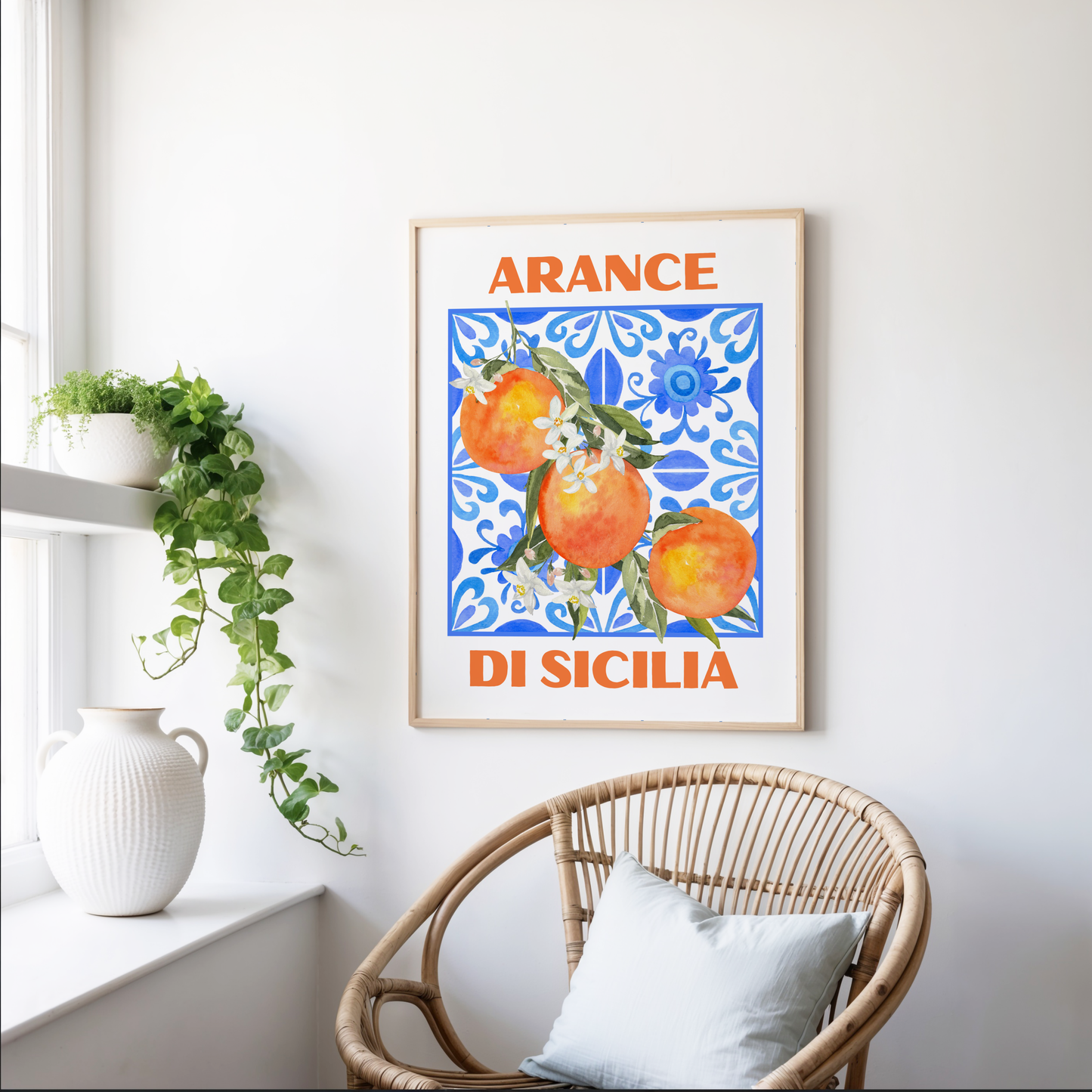 Arance Di Sicilia Poster Print