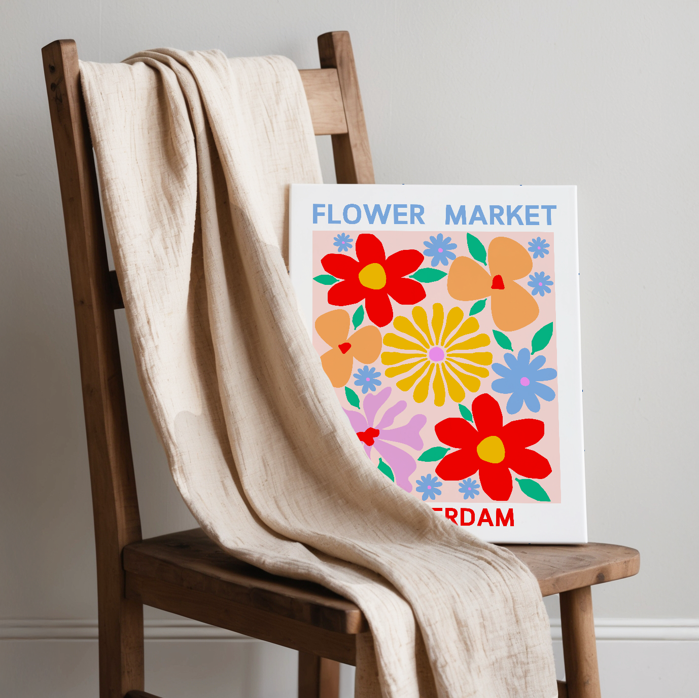 Flower Market Amsterdam Print