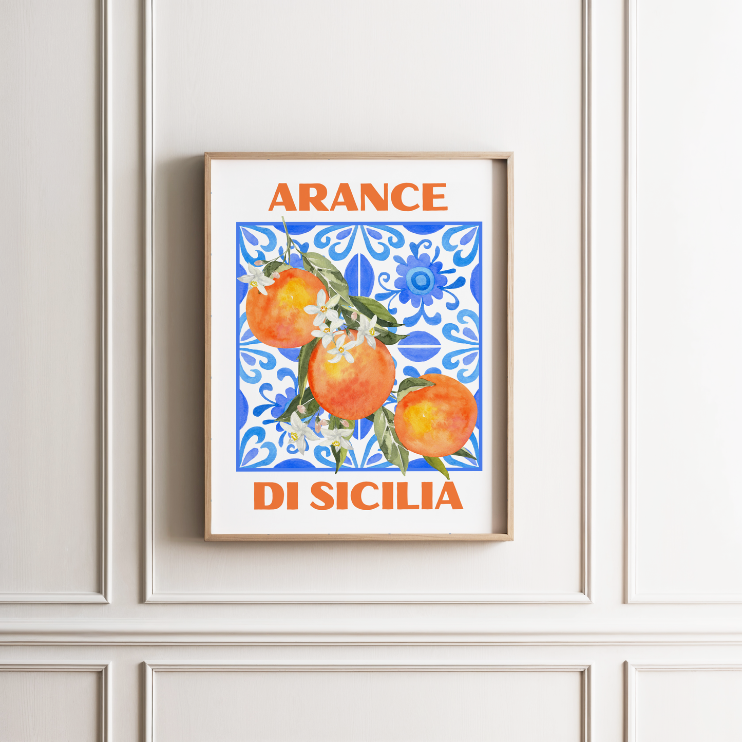 Arance Di Sicilia Poster Print