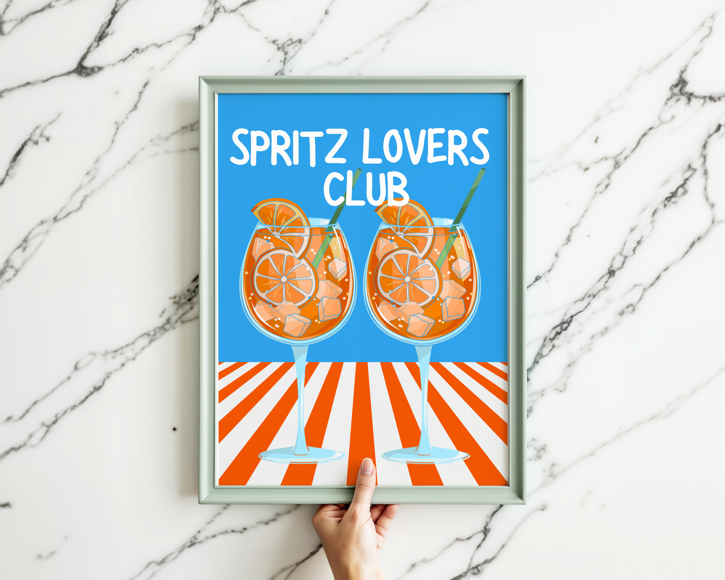 Spritz Lovers Club Poster Print