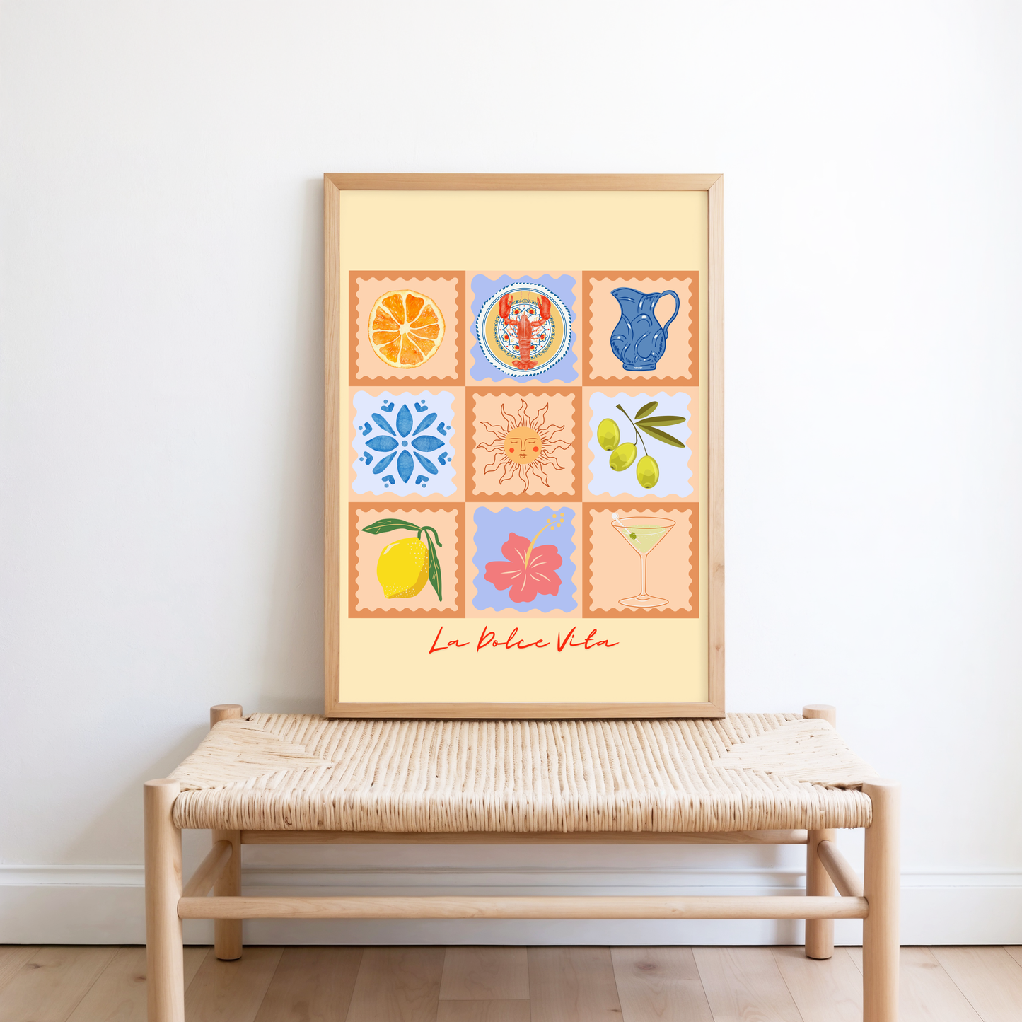 La Dolce Vita Summer Patchwork Print