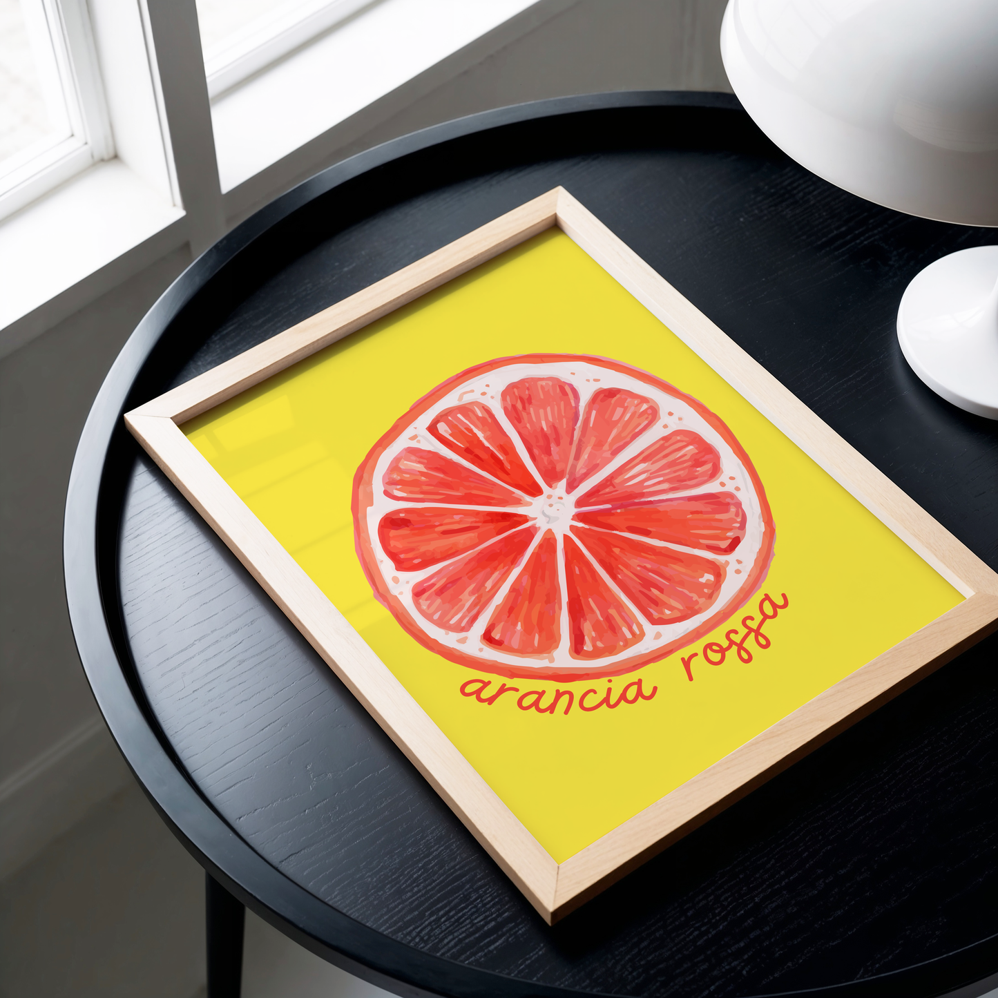 Arancia Rossa Poster Print