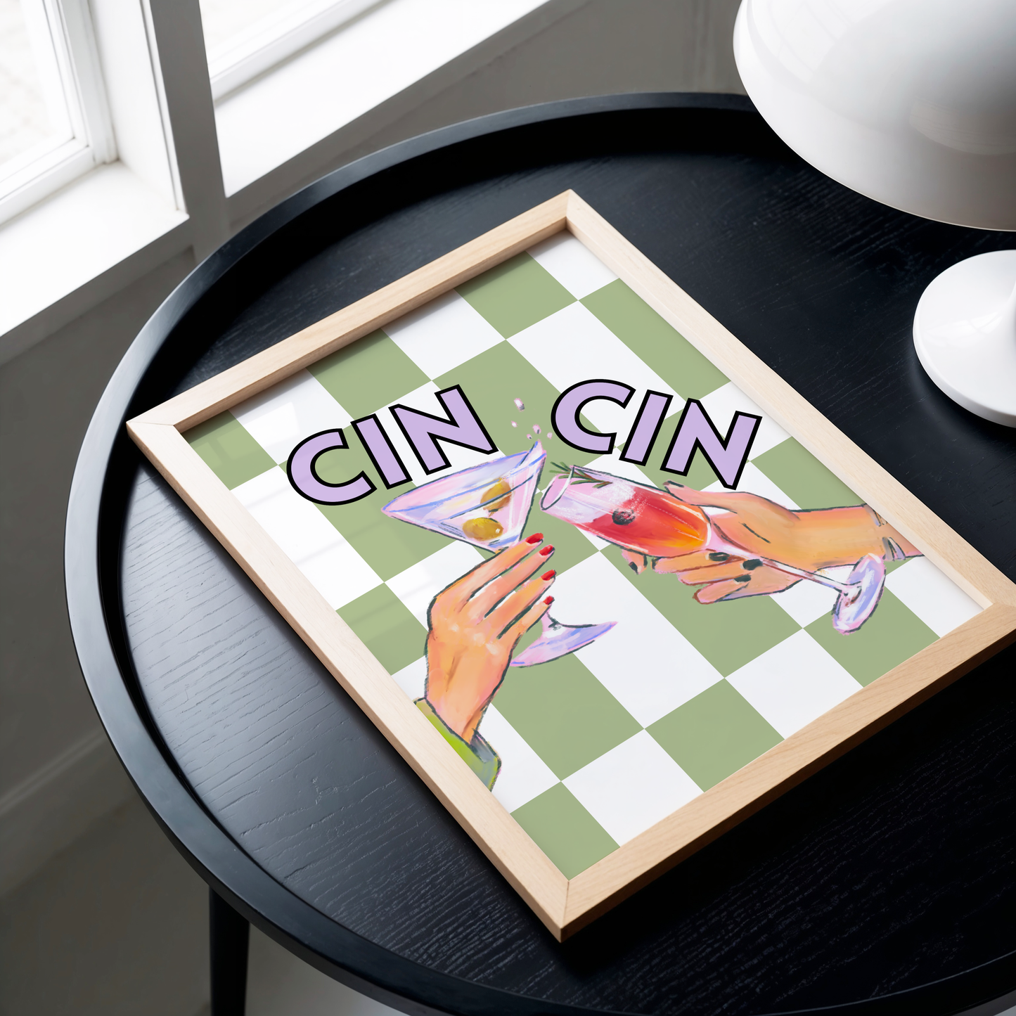 Cin Cin Cocktails Print