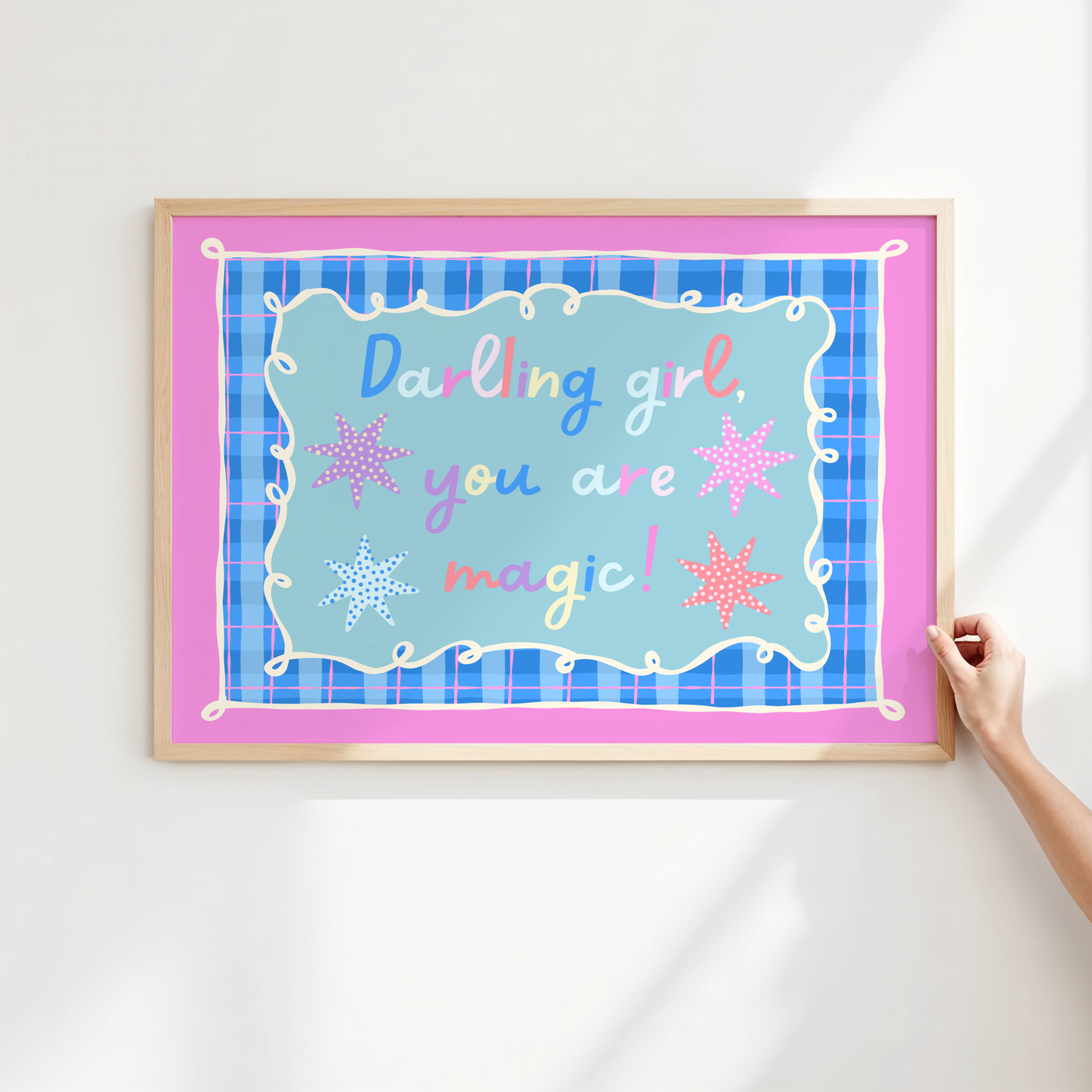 Darling Girl, You Are Magic (Horizontal) Poster Print