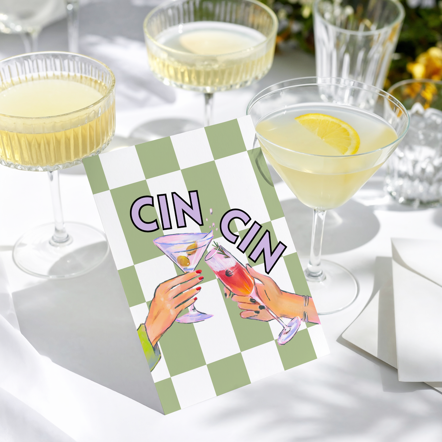 Cin Cin Cocktails Print