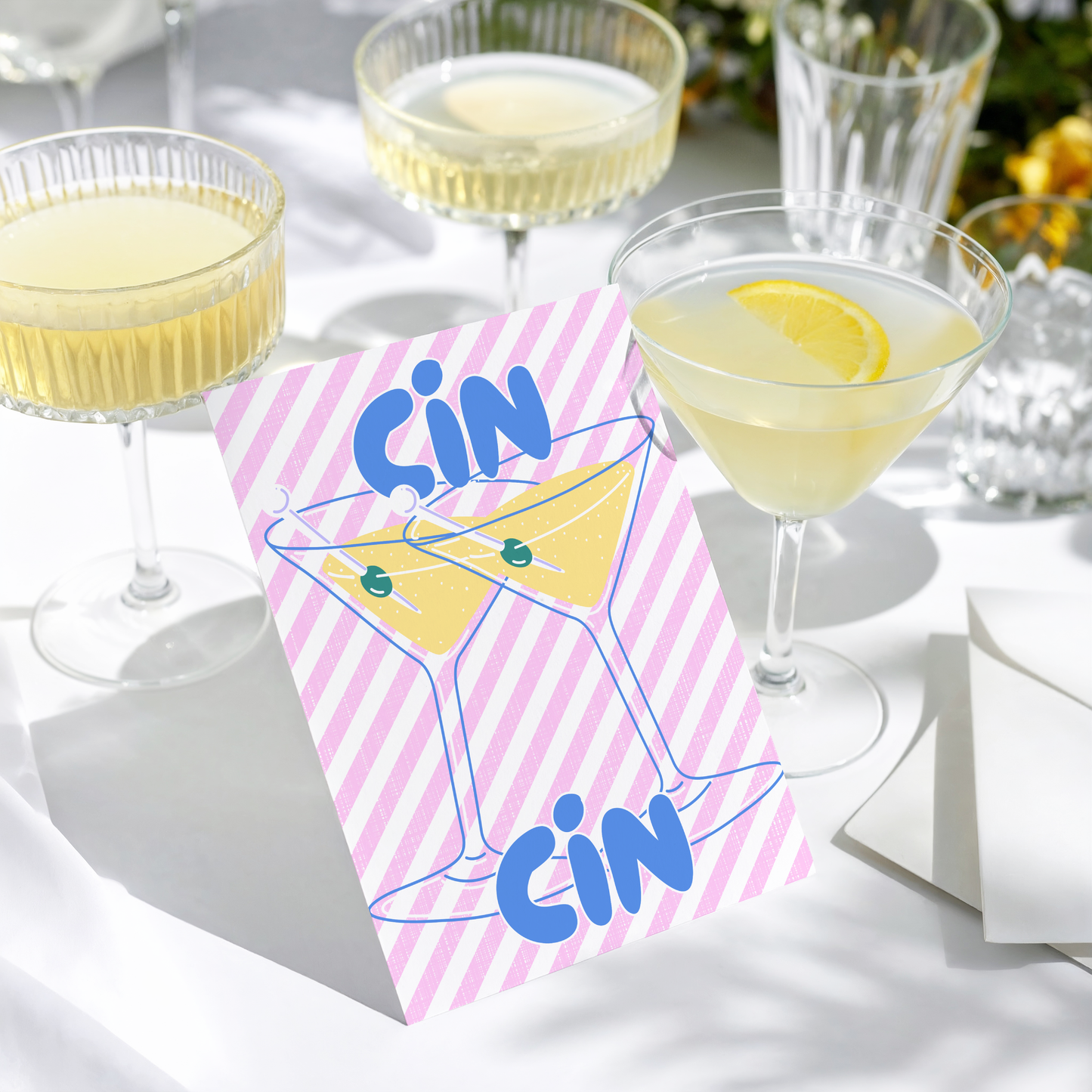 Cin Cin Martini Poster Print
