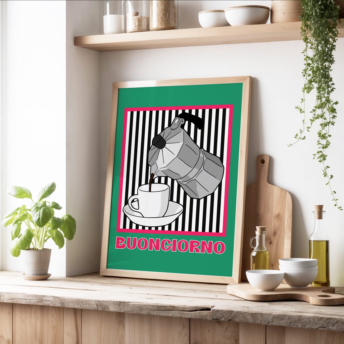Buongiorno Espresso Poster Print