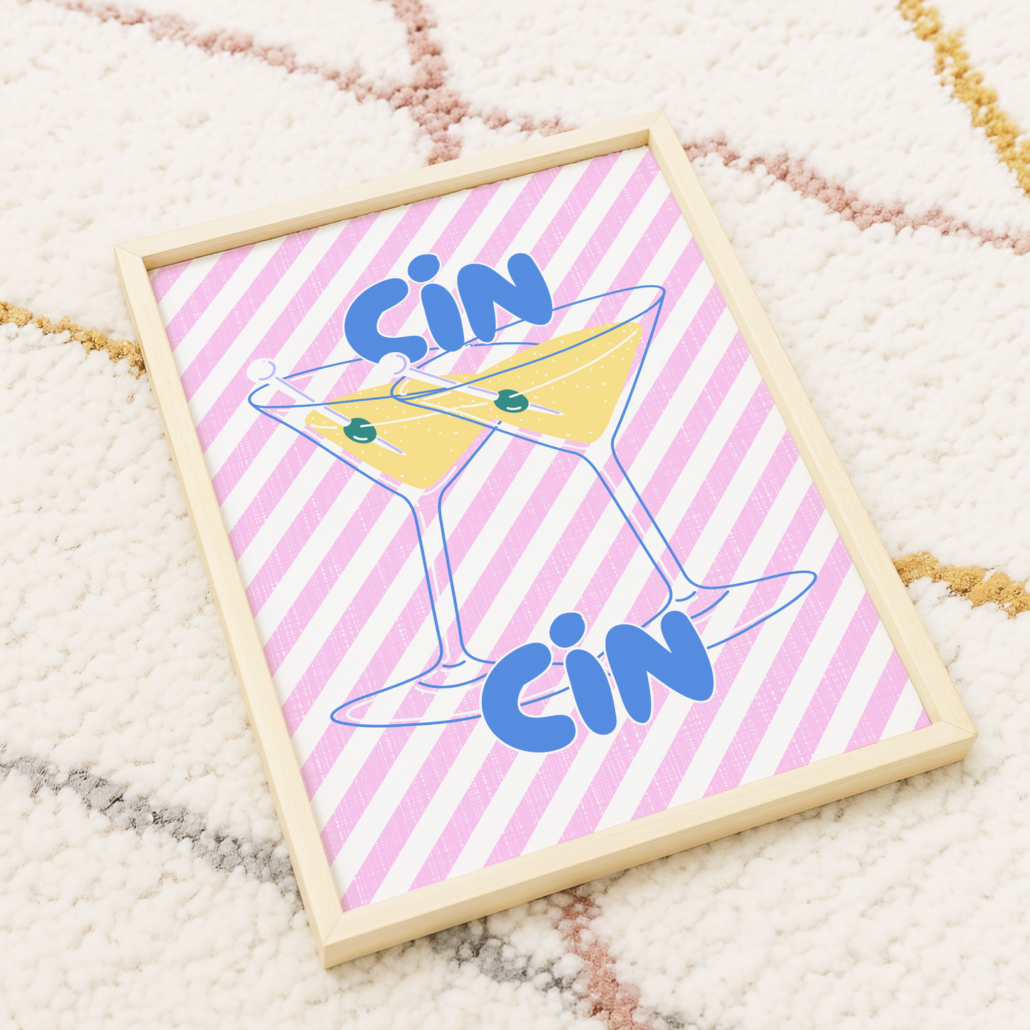 Cin Cin Martini Poster Print