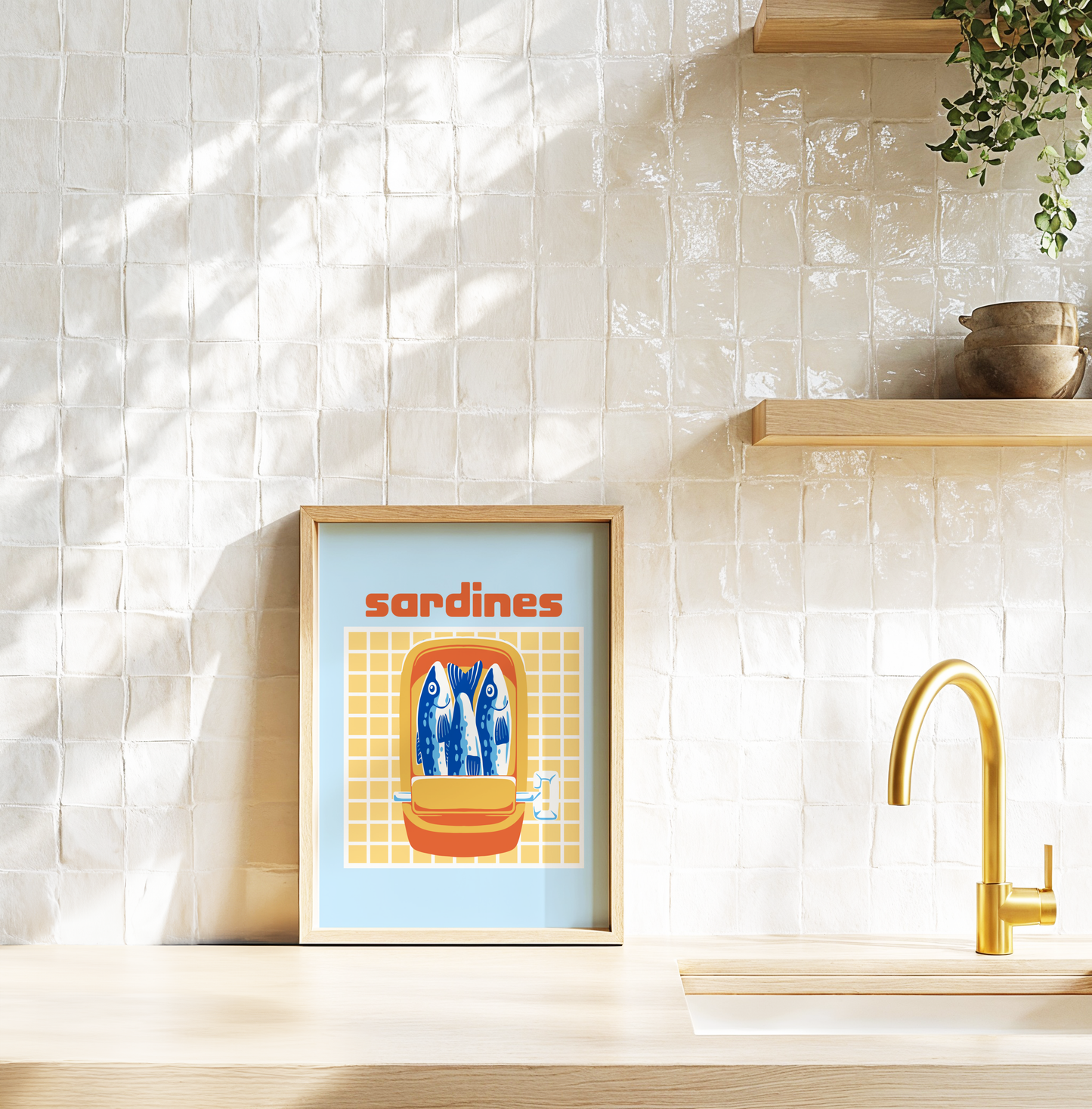 Tin of Sardines Poster Print