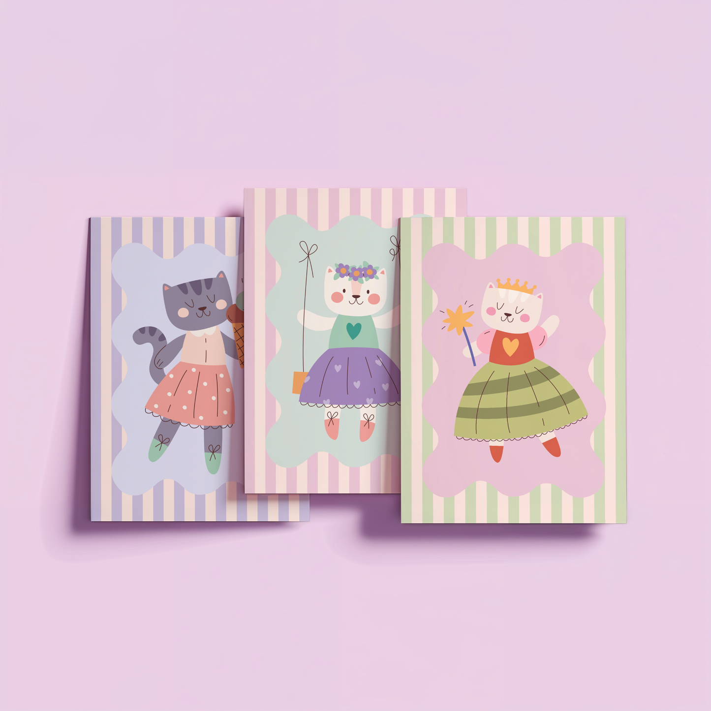 Cat Princess Poster Print