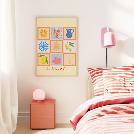 La Dolce Vita Summer Patchwork Print