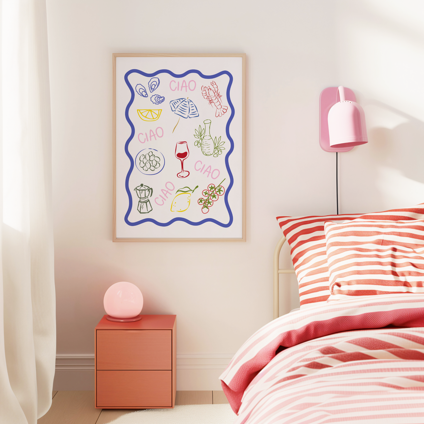 Italian Summer Poster Print