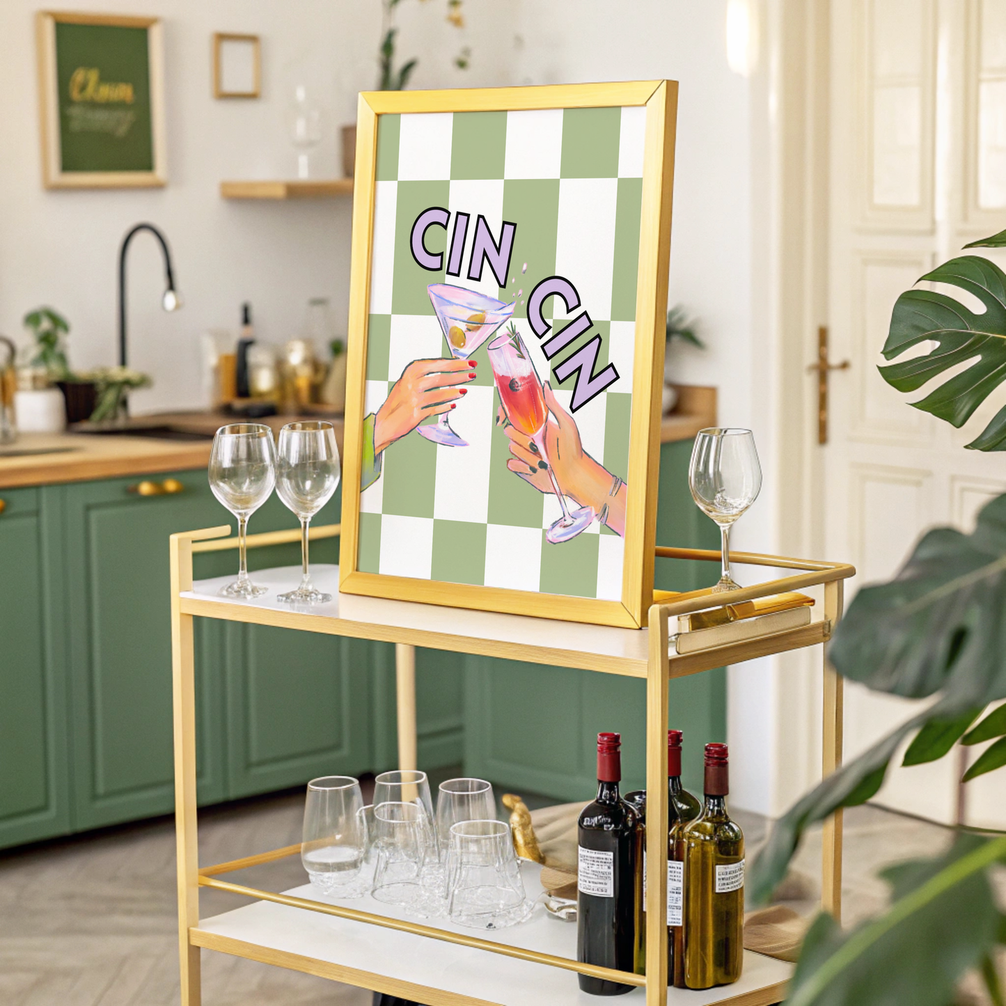 Cin Cin Cocktails Print