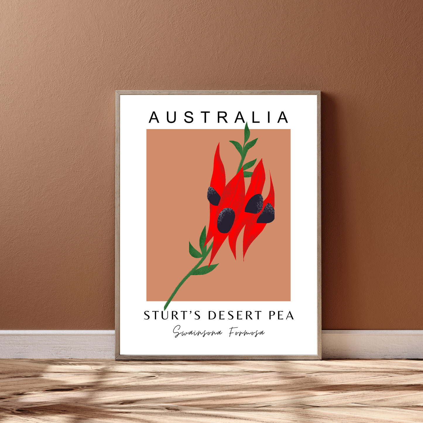 Australian Sturt's Desert Pea Print