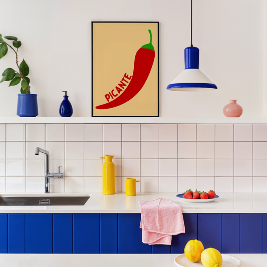 Red Chili Picante Poster Print