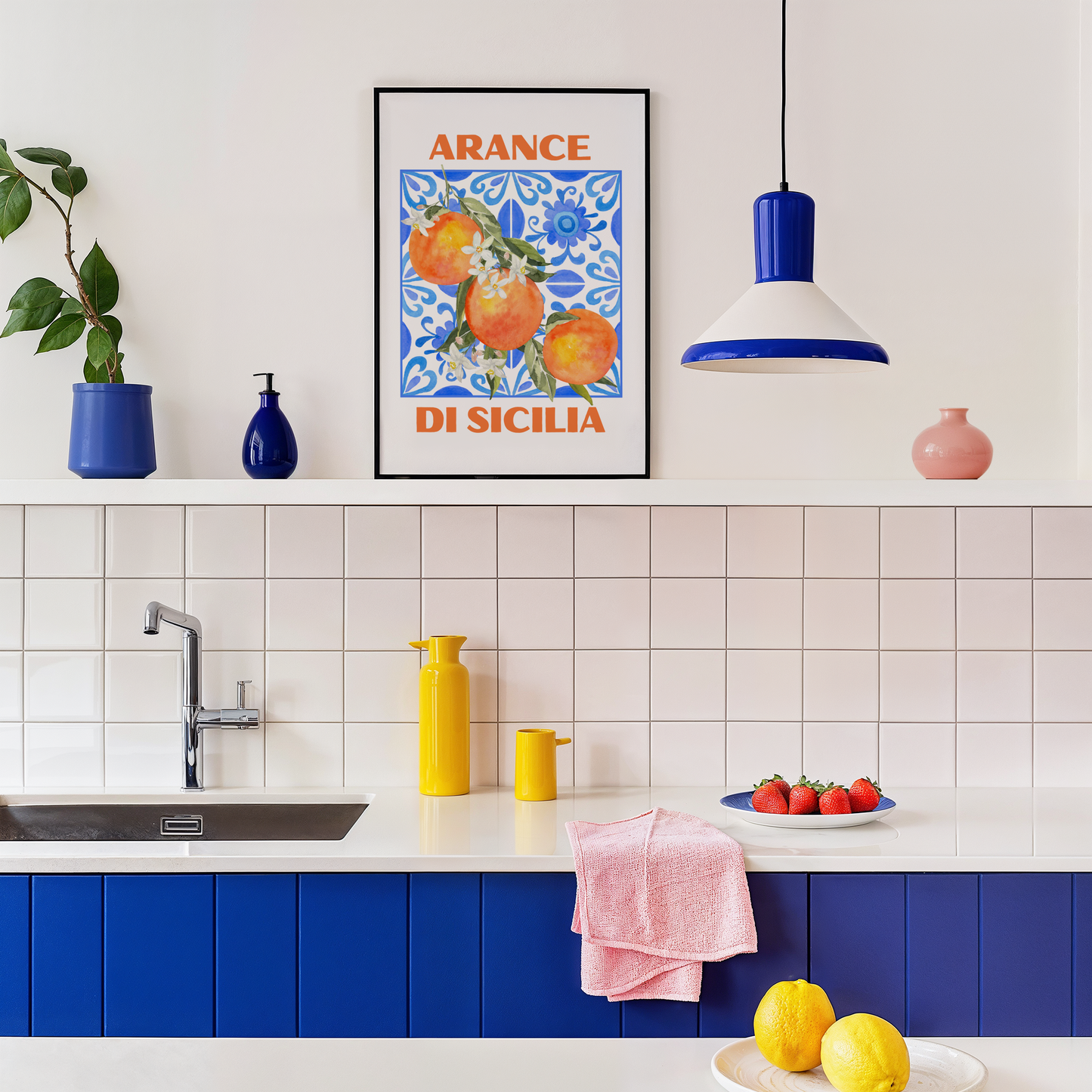 Arance Di Sicilia Poster Print