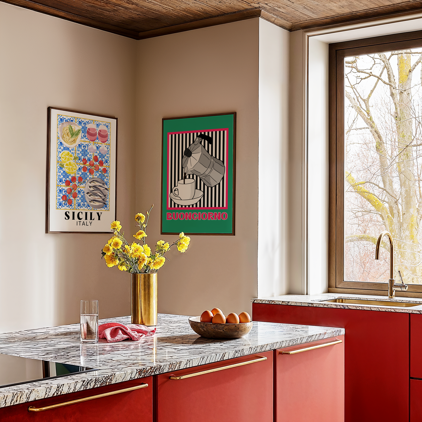 Buongiorno Espresso Poster Print