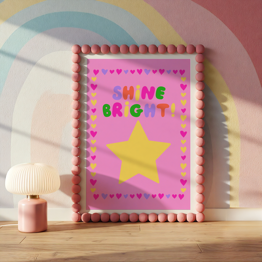 Shine Bright Poster Print