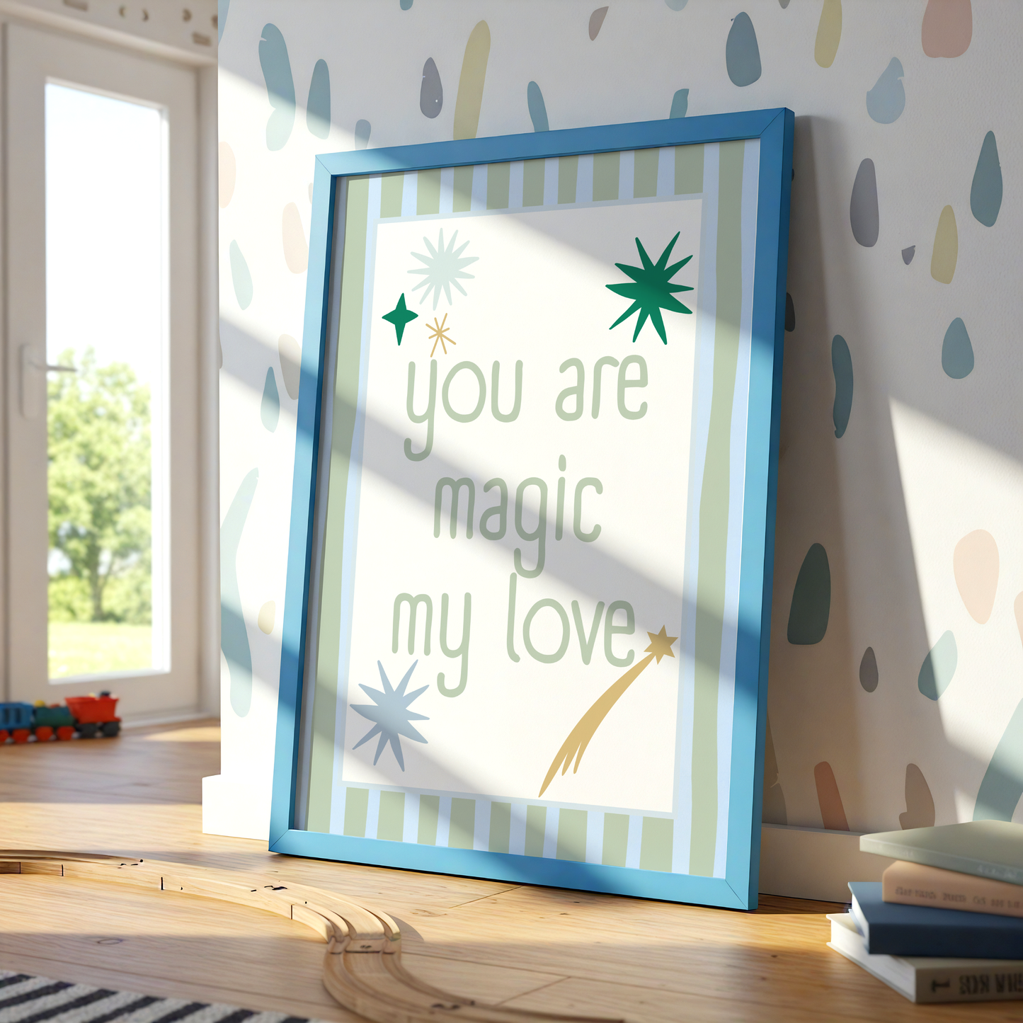 Love You To The Moon and Back Poster Print