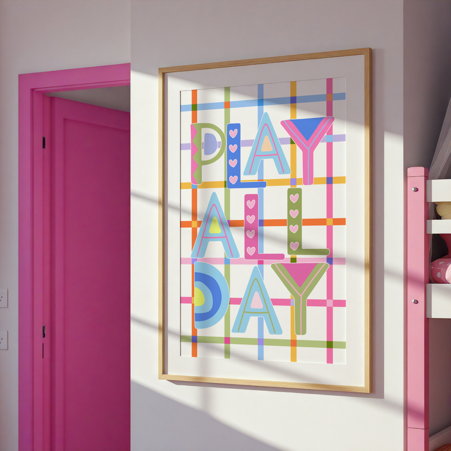Play All Day Poster Print