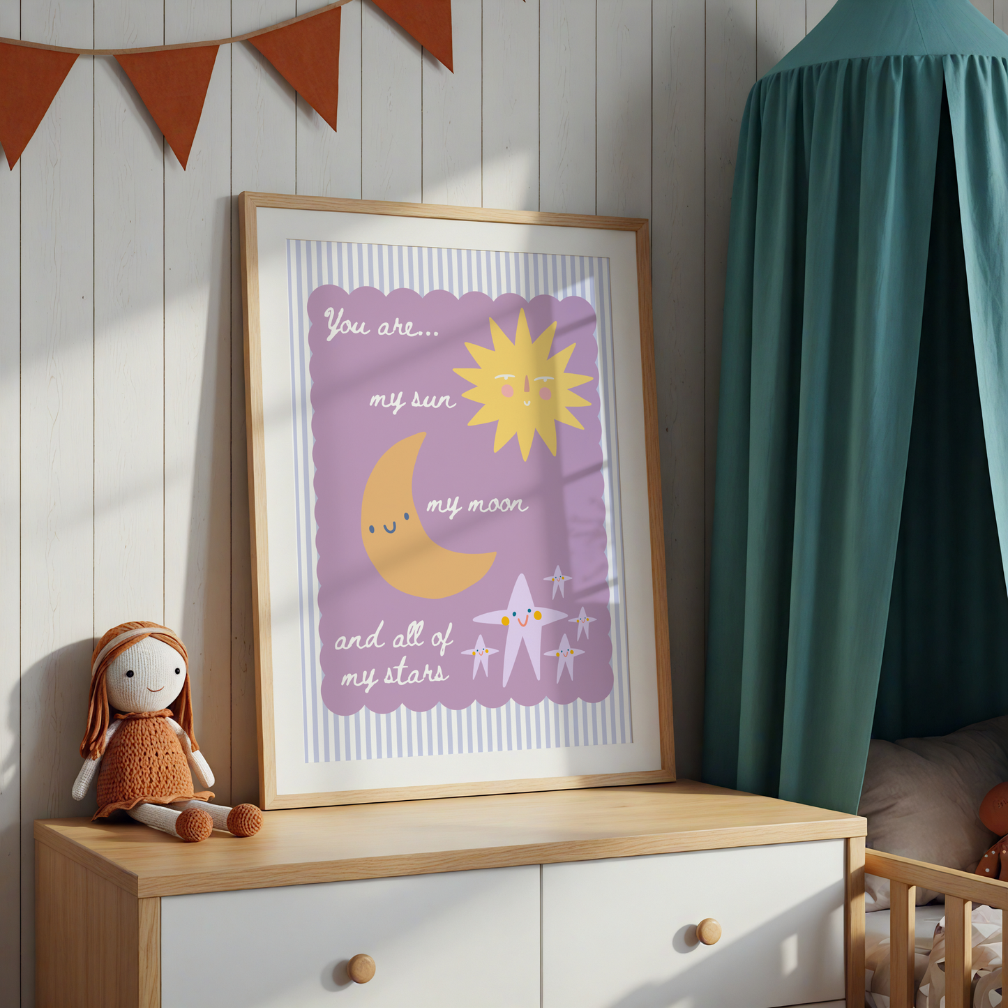 You Are My Sun, My Moon and All My Stars Poster Print