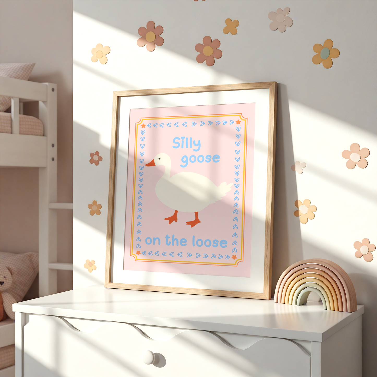 Silly Goose On the Loose Poster Print