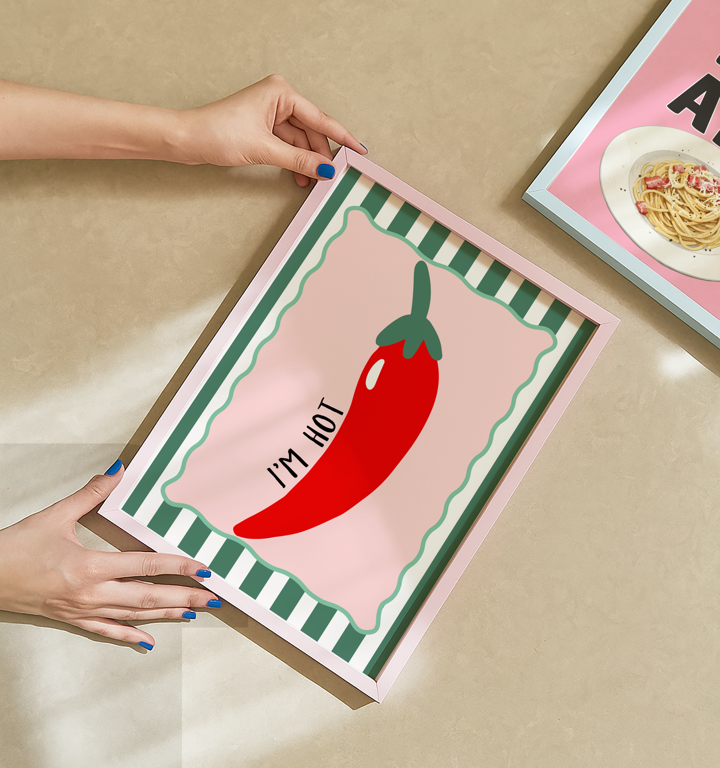 I'm Hot Red Chili Pepper Poster Print