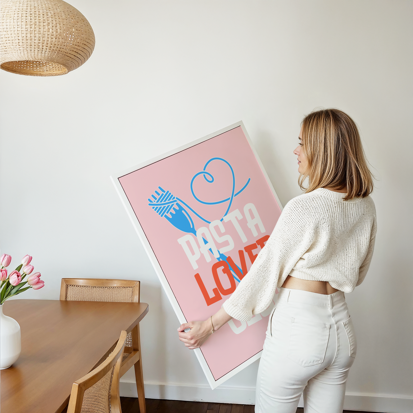 Pasta Lover Club Poster Print