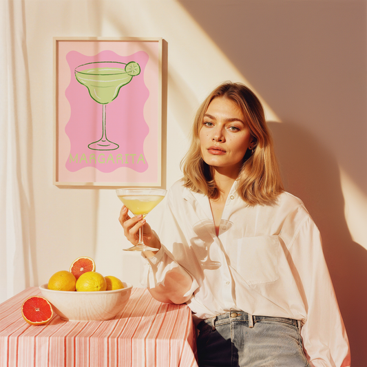Margarita Cocktail Poster Print
