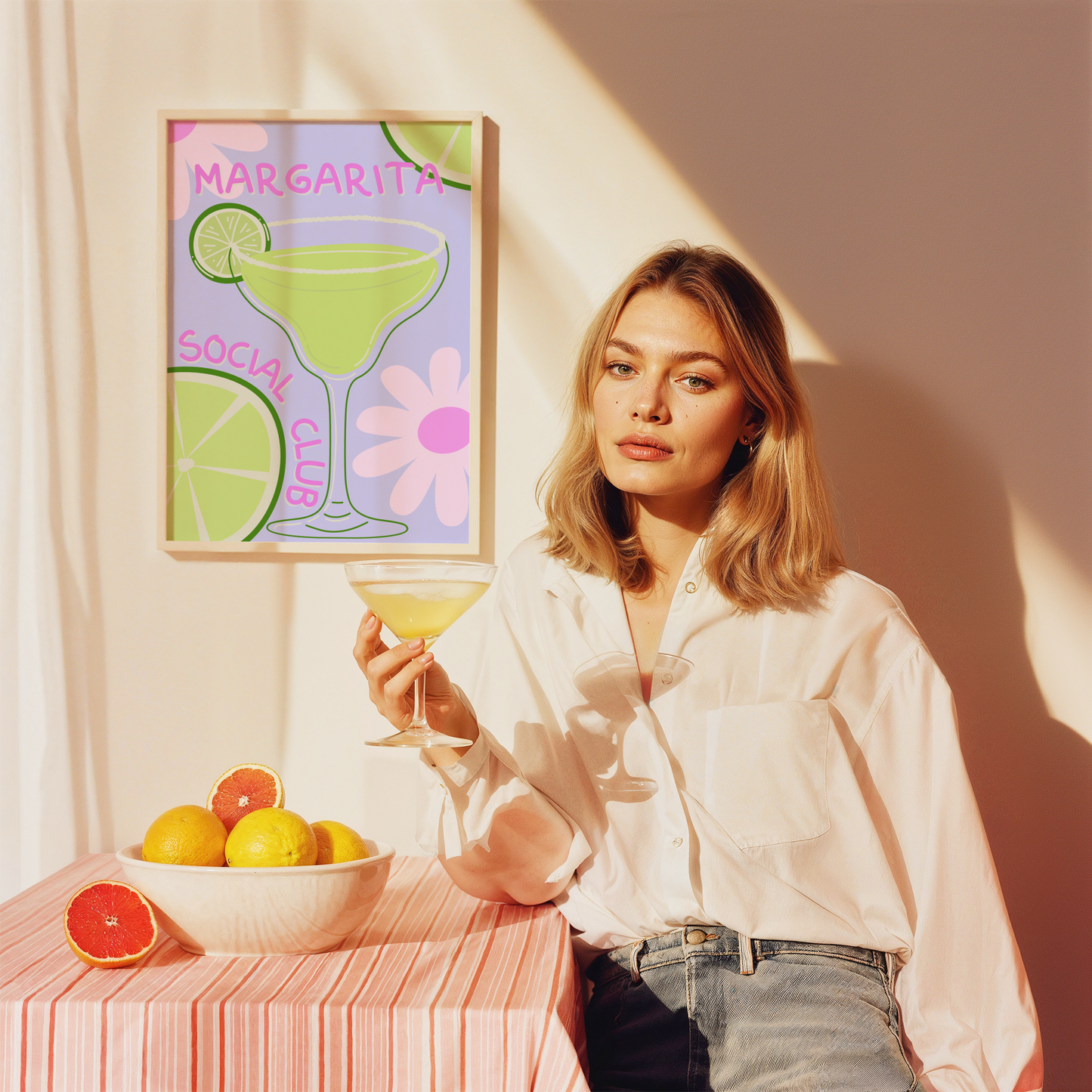 Margarita Social Club Poster Print