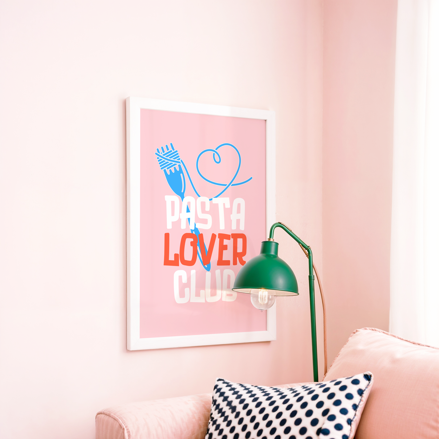 Pasta Lover Club Poster Print