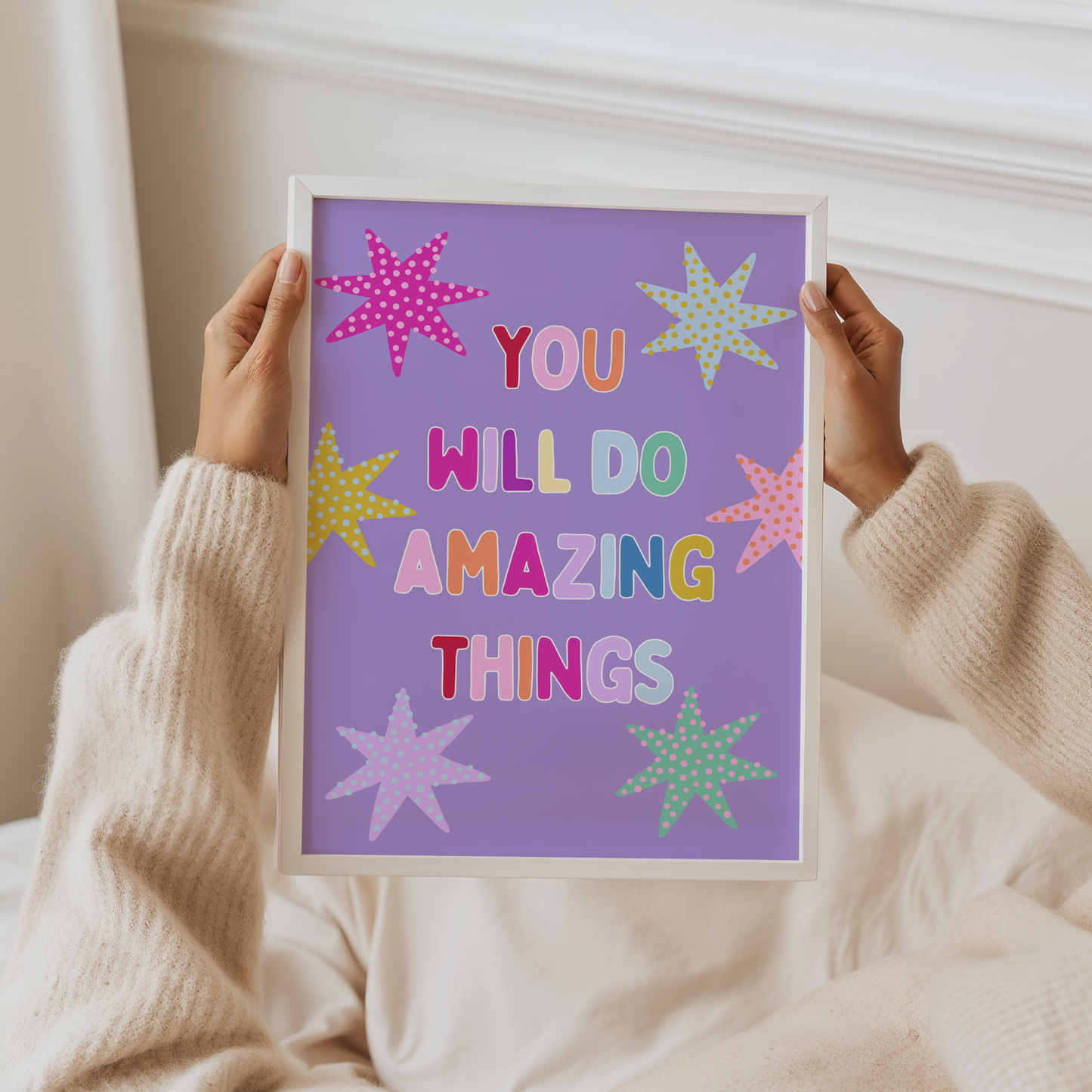 You Will Do Amazing Things Poster Print