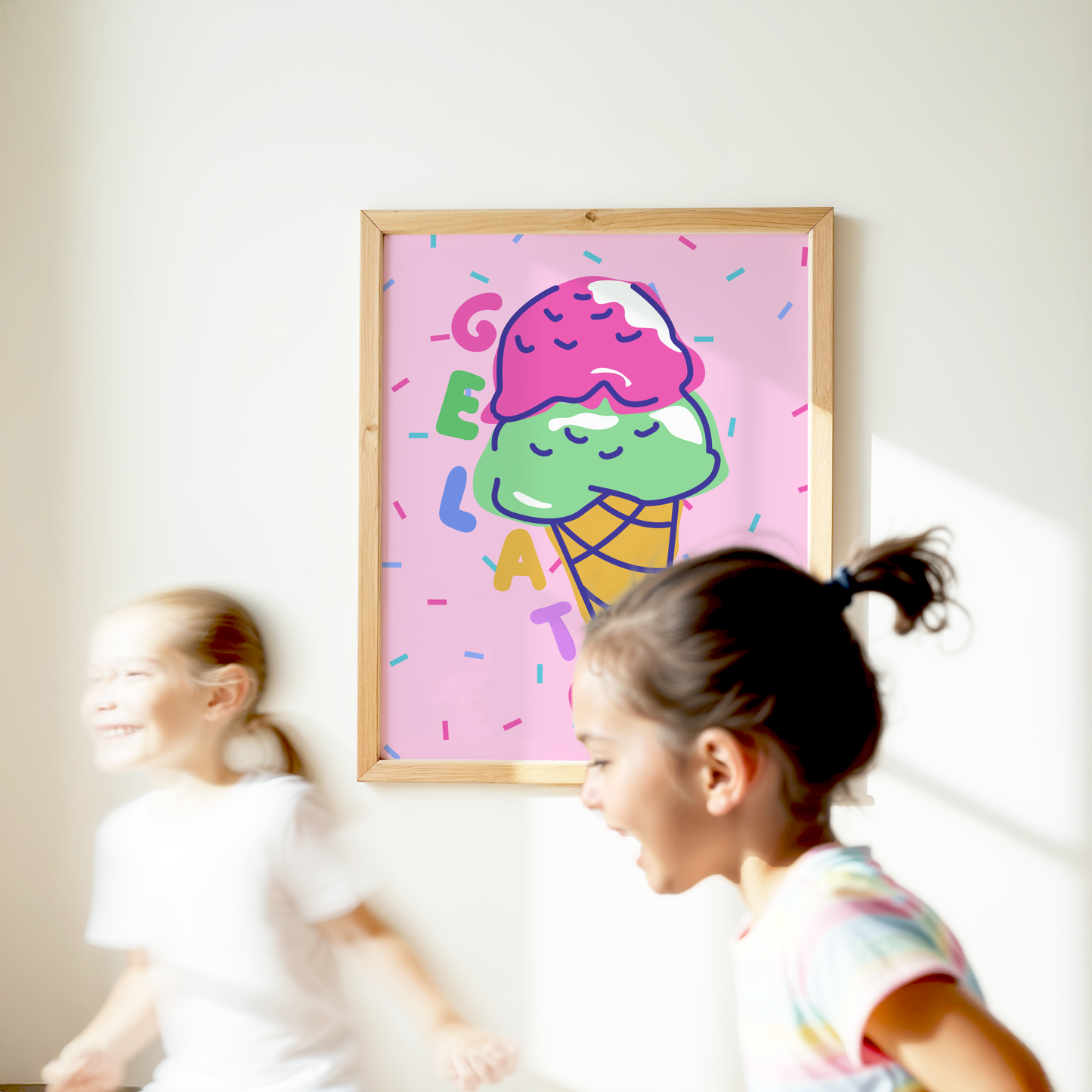 Gelato and Sprinkles Poster Print