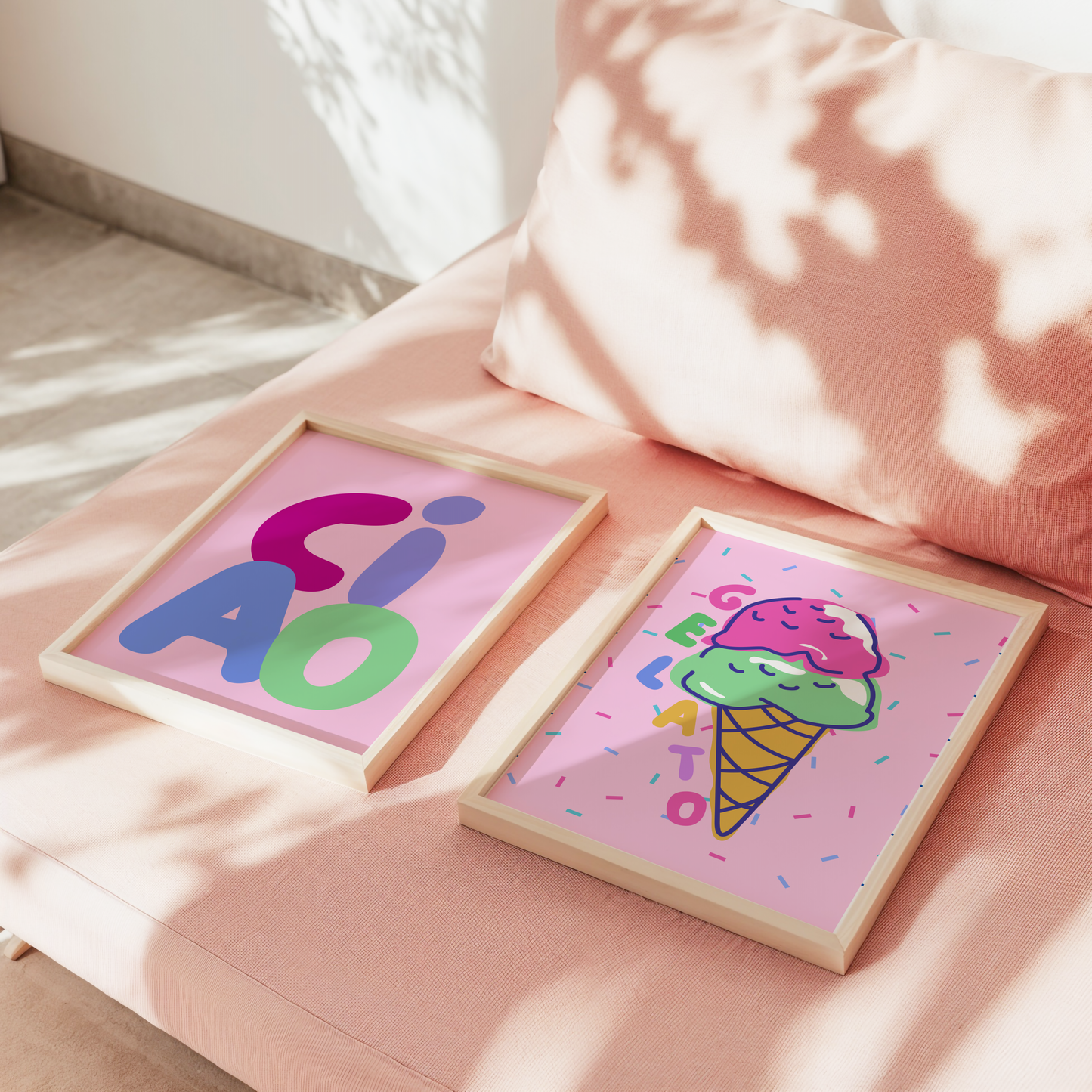 Gelato and Sprinkles Poster Print