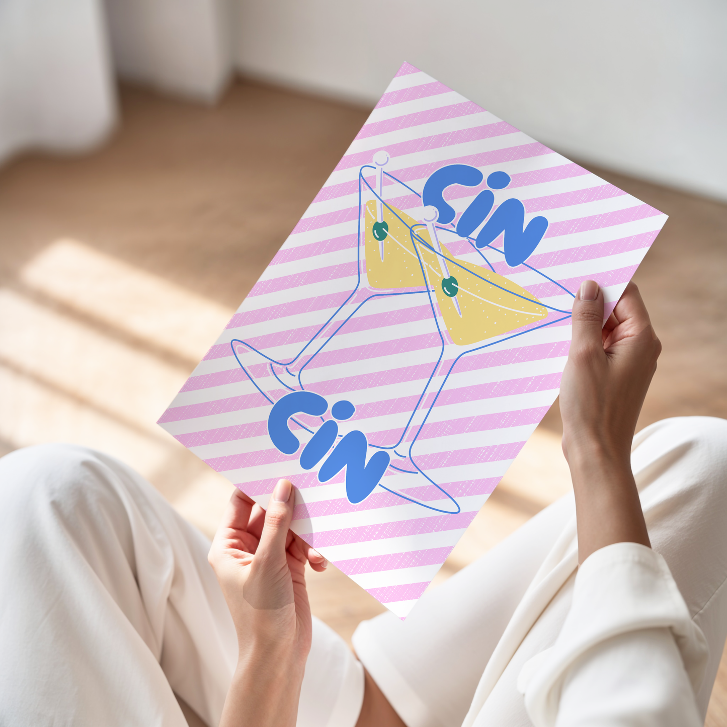 Cin Cin Martini Poster Print