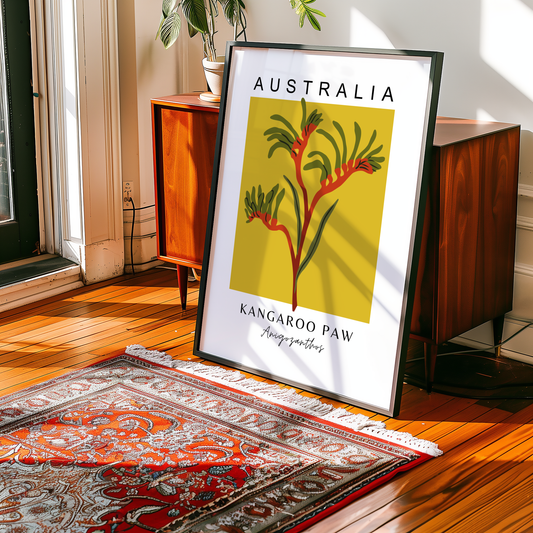 Australian Kangaroo Paw Print
