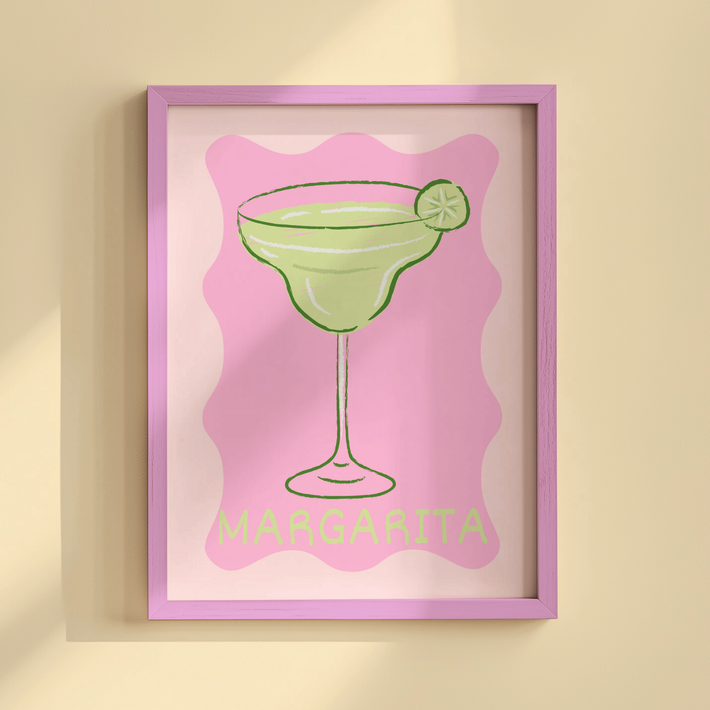 Margarita Cocktail Poster Print